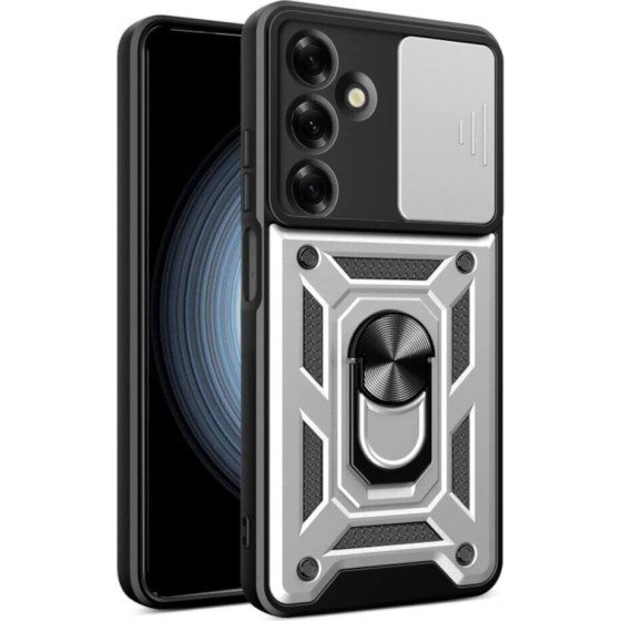 Bodycell Armor Slide Cover Case Samsung S24 FE Silver - (BA-00454)