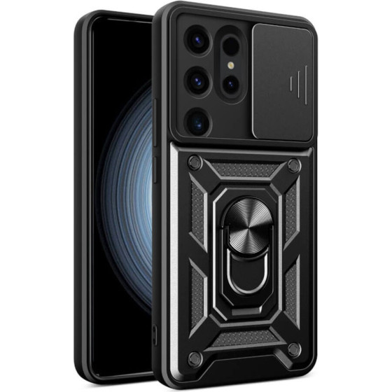 Bodycell Armor Slide Cover Case Samsung S24 Ultra Black - (BA-00354)