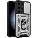 Bodycell Armor Slide Cover Case Samsung S24 Ultra Silver - (BA-00356)