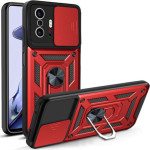 Bodycell Armor Slide Cover Case Xiaomi 11T/11T Pro Red - (BA-00092)
