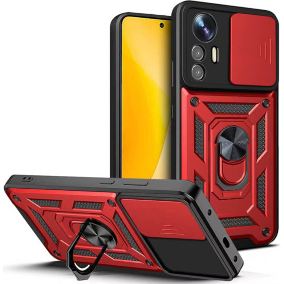 Bodycell Armor Slide Cover Case Xiaomi 12 Lite Red - (BA-00305)