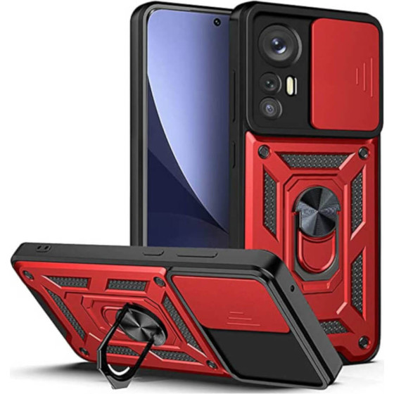 Bodycell Armor Slide Cover Case Xiaomi 12/12X/12S Red - (BA-00198)