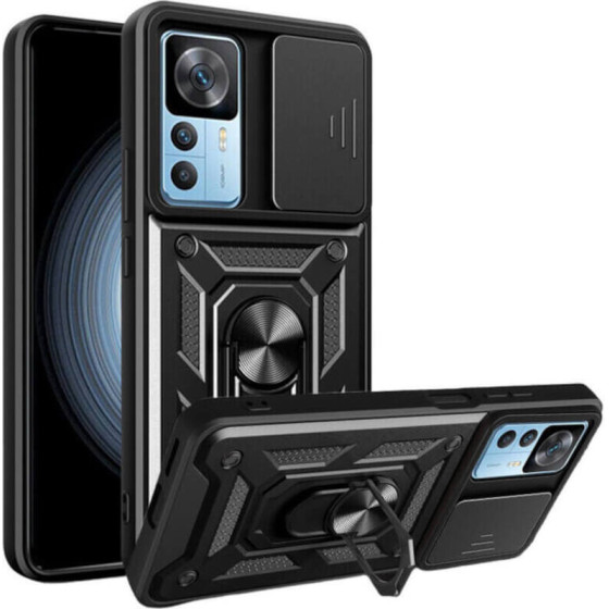 Bodycell Armor Slide Cover Case Xiaomi 12T/12T Pro Black - (BA-00219)