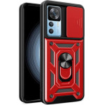 Bodycell Armor Slide Cover Case Xiaomi 12T/12T Pro Red - (BA-00220)