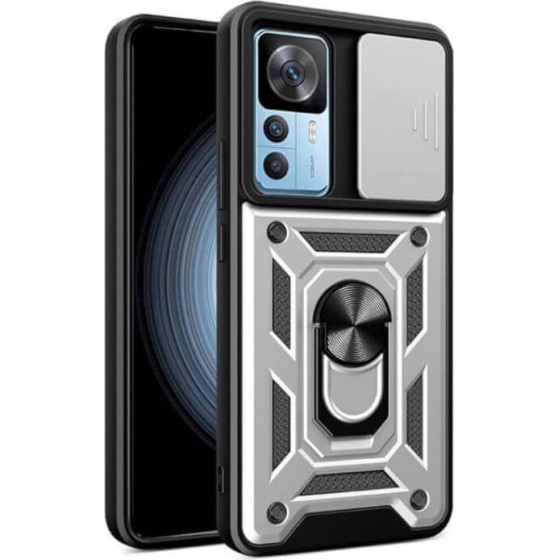 Bodycell Armor Slide Cover Case Xiaomi 12T/12T Pro Silver - (BA-00221)