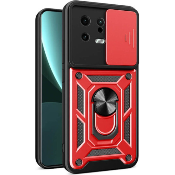 Bodycell Armor Slide Cover Case Xiaomi 13 5G Red - (BA-00251)