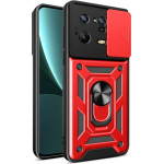 Bodycell Armor Slide Cover Case Xiaomi 13 Pro 5G Red - (BA-00254)