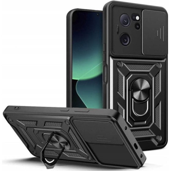 Bodycell Armor Slide Cover Case Xiaomi 13T/13T Pro Black - (BA-00317)