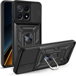 Bodycell Armor Slide Cover Case Xiaomi 14 5G Black - (BA-00357)