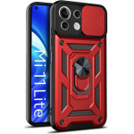 Bodycell Armor Slide Cover Case Xiaomi Mi 11 Lite Red - (BA-00089)