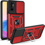 Bodycell Armor Slide Cover Case Xiaomi Note 10 5G/Note 10T Red - (BA-00098)