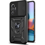 Bodycell Armor Slide Cover Case Xiaomi Note 10 Pro 4G Black - (BA-00100)
