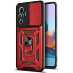 Bodycell Armor Slide Cover Case Xiaomi Note 10 Pro 4G Red - (BA-00101)