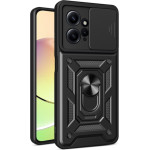 Bodycell Armor Slide Cover Case Xiaomi Note 12 4G Black - (BA-00277)