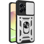 Bodycell Armor Slide Cover Case Xiaomi Note 12 4G Silver - (BA-00279)