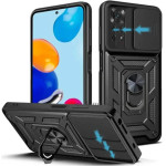 Bodycell Armor Slide Cover Case Xiaomi Note 12 Pro 4G Black - (BA-00323)