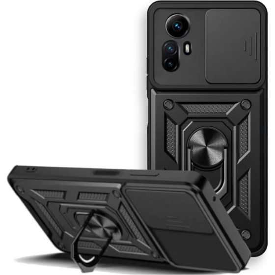 Bodycell Armor Slide Cover Case Xiaomi Note 12S Black - (BA-00301)