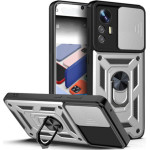Bodycell Armor Slide Cover Case Xiaomi Note 12S Silver - (BA-00303)