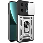 Bodycell Armor Slide Cover Case Xiaomi Note 13 5G Silver - (BA-00365)