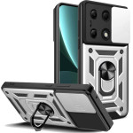 Bodycell Armor Slide Cover Case Xiaomi Note 13 Pro 4G/Poco M6 Pro 4G Silver - (BA-00394)