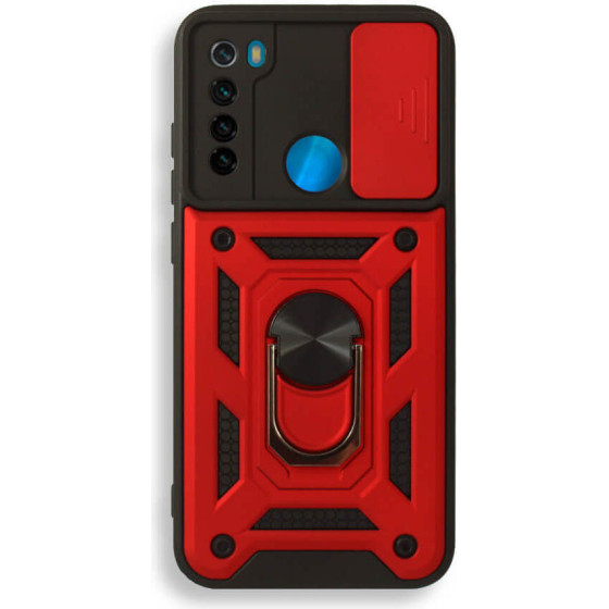 Bodycell Armor Slide Cover Case Xiaomi Note 8 Red - (BA-00113)
