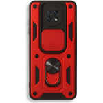 Bodycell Armor Slide Cover Case Xiaomi Note 9T Red - (BA-00122)