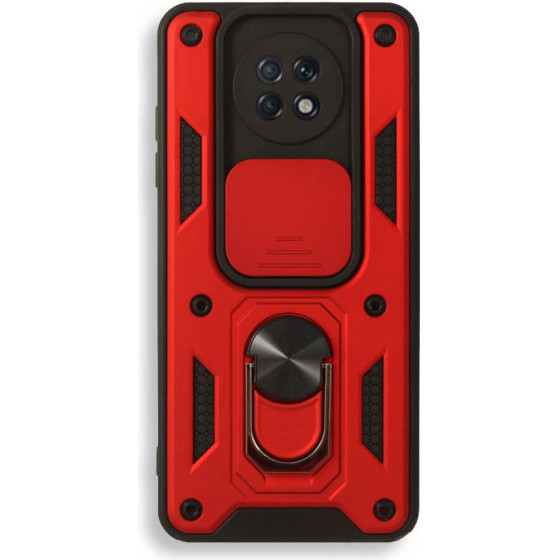 Bodycell Armor Slide Cover Case Xiaomi Note 9T Red - (BA-00122)