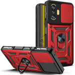 Bodycell Armor Slide Cover Case Xiaomi Poco F3 GT Red - (BA-00131)