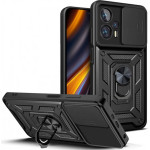 Bodycell Armor Slide Cover Case Xiaomi Poco F5 Black - (BA-00289)