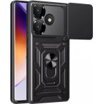 Bodycell Armor Slide Cover Case Xiaomi Poco F6 5G Black - (BA-00404)
