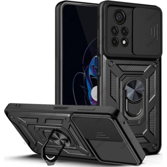 Bodycell Armor Slide Cover Case Xiaomi Poco M4 Pro Black - (BA-00175)