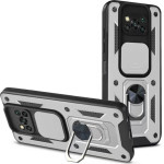 Bodycell Armor Slide Cover Case Xiaomi Poco X3/X3 Pro Silver - (BA-00135)
