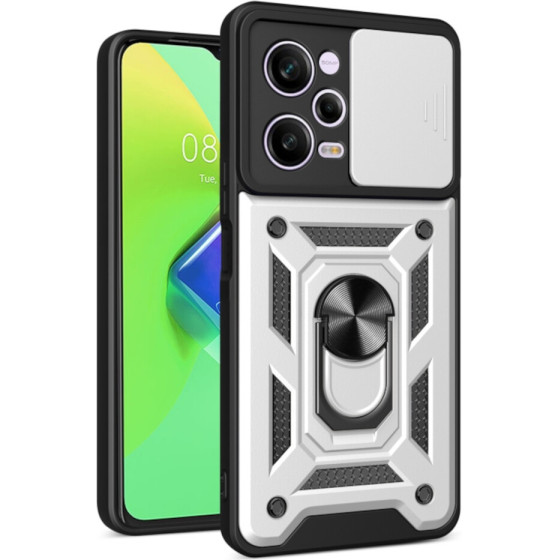 Bodycell Armor Slide Cover Case Xiaomi Poco X5 Pro/Note 12 Pro 5G Silver - (BA-00285)