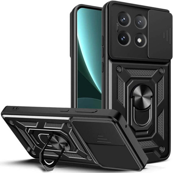 Bodycell Armor Slide Cover Case Xiaomi Poco X6 Pro 5G Black - (BA-00395)