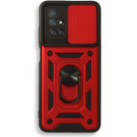 Bodycell Armor Slide Cover Case Xiaomi Redmi 10/Note 11 4G Red - (BA-00137)