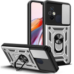 Bodycell Armor Slide Cover Case Xiaomi Redmi 12C Silver - (BA-00258)