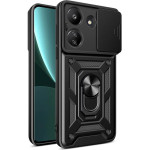 Bodycell Armor Slide Cover Case Xiaomi Redmi 13C 4G/Poco C65 Black - (BA-00369)