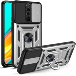 Bodycell Armor Slide Cover Case Xiaomi Redmi 9 Silver - (BA-00141)