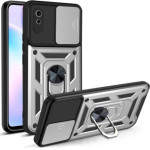 Bodycell Armor Slide Cover Case Xiaomi Redmi 9A Silver - (BA-00144)