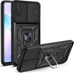 Bodycell Armor Slide Cover Case Xiaomi Redmi 9A Black - (BA-00142)