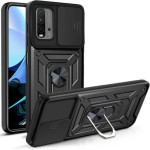 Bodycell Armor Slide Cover Case Xiaomi Redmi 9T Black - (BA-00249)