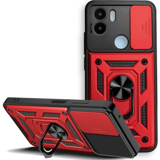Bodycell Armor Slide Cover Case Xiaomi Redmi A1+/A2+ Red - (BA-00299)