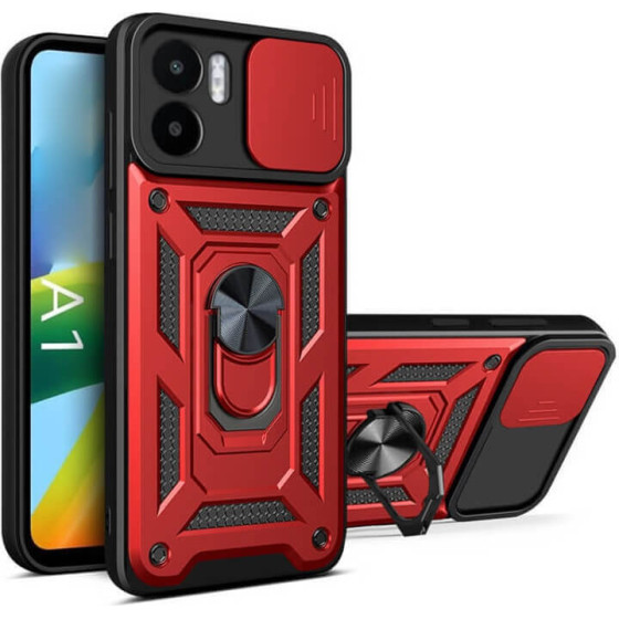 Bodycell Armor Slide Cover Case Xiaomi Redmi A1/A2 Red - (BA-00223)