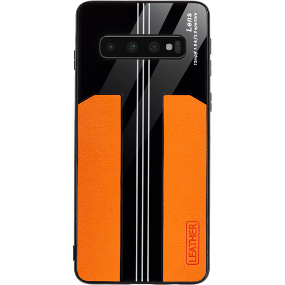 Bodycell Back Cover Acrylic For Samsung S10 Plus Orange - (04-00221)