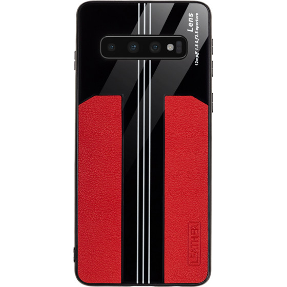 Bodycell Back Cover Acrylic For Samsung S10 Plus Red - (04-00218)