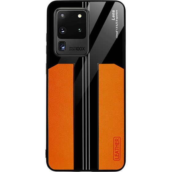 Bodycell Back Cover Acrylic For Samsung S20 Ultra Orange - (04-00206)