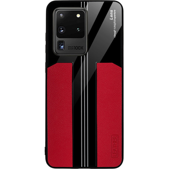Bodycell Back Cover Acrylic For Samsung S20 Ultra Red - (04-00203)