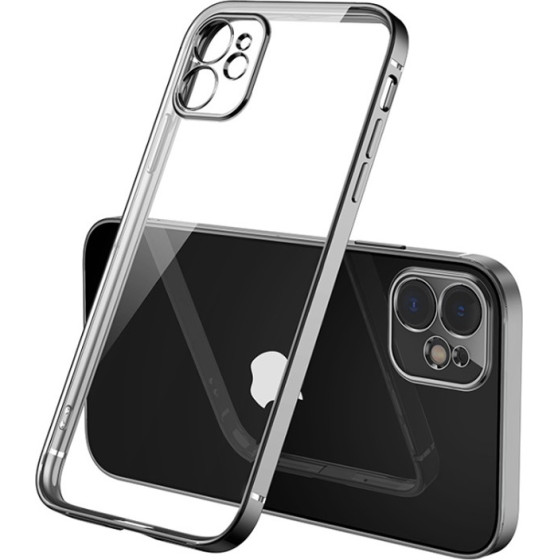 Bodycell Back Cover HD Clear For iPhone 11 Black - (04-00595)