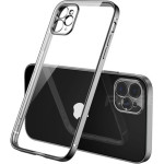 Bodycell Back Cover HD Clear For iPhone 12 Pro Black - (04-00611)