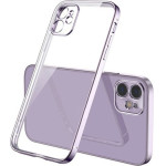 Bodycell Back Cover HD Clear For iPhone 12 Pro Max Violet - (04-00617)